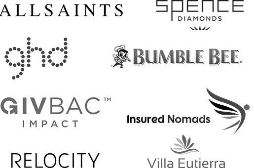 Companies who Sponsor A Project with Not For Sale - AllSaints, Spence Diamonds, ghd, Bumble Bee Tuna