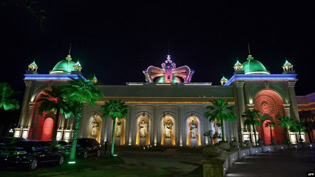 Zhao Wei's Kings Romans Chinese casino inside Laos at the Golden Triangle where Thailand-Laos-Myanmar borders meet. (photo credit: AFP)