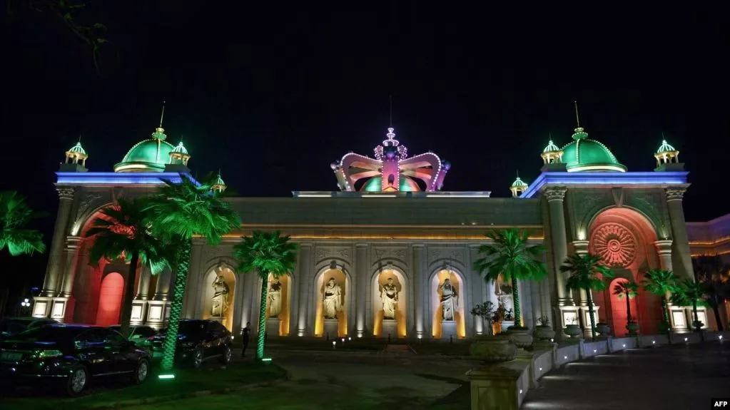 Zhao Wei's Kings Romans Chinese casino inside Laos at the Golden Triangle where Thailand-Laos-Myanmar borders meet. (photo credit: AFP)